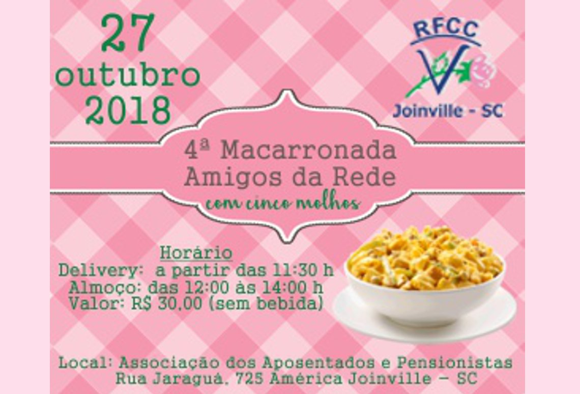 Macarronada Amigos da Rede Macarronada Amigos da Rede Joinville